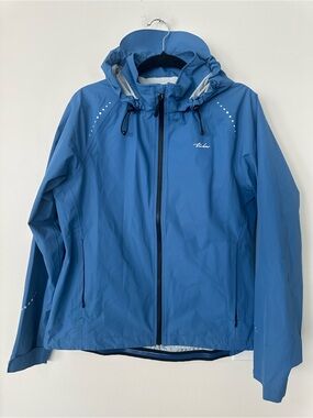 TSLA Blue Hooded Windbreaker Women’s Jacket M